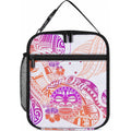 Kia Ora Maori New Zealand Pastel Lunch Bag Sun Ta Moko Sunset Version