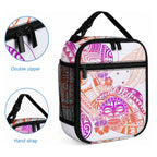 Kia Ora Maori New Zealand Pastel Lunch Bag Sun Ta Moko Sunset Version