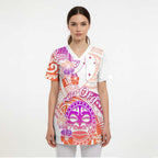 Kia Ora Maori New Zealand Pastel Scrub Top Sun Ta Moko Sunset Version - Aussie Hoodie