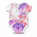 Kia Ora Maori New Zealand Pastel Baby Onesie Sun Ta Moko Sweet Version