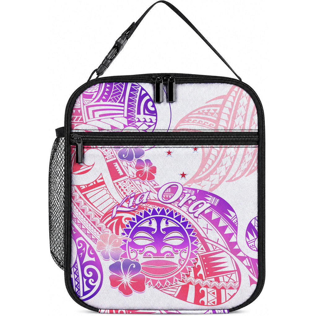 Kia Ora Maori New Zealand Pastel Lunch Bag Sun Ta Moko Sweet Version