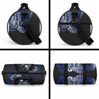 Aotearoa Kia Ora New Zealand Ta Moko Blue Version Duffle Bag