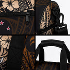 Aotearoa Kia Ora New Zealand Ta Moko Gold Version Duffle Bag