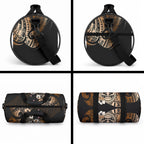 Aotearoa Kia Ora New Zealand Ta Moko Gold Version Duffle Bag