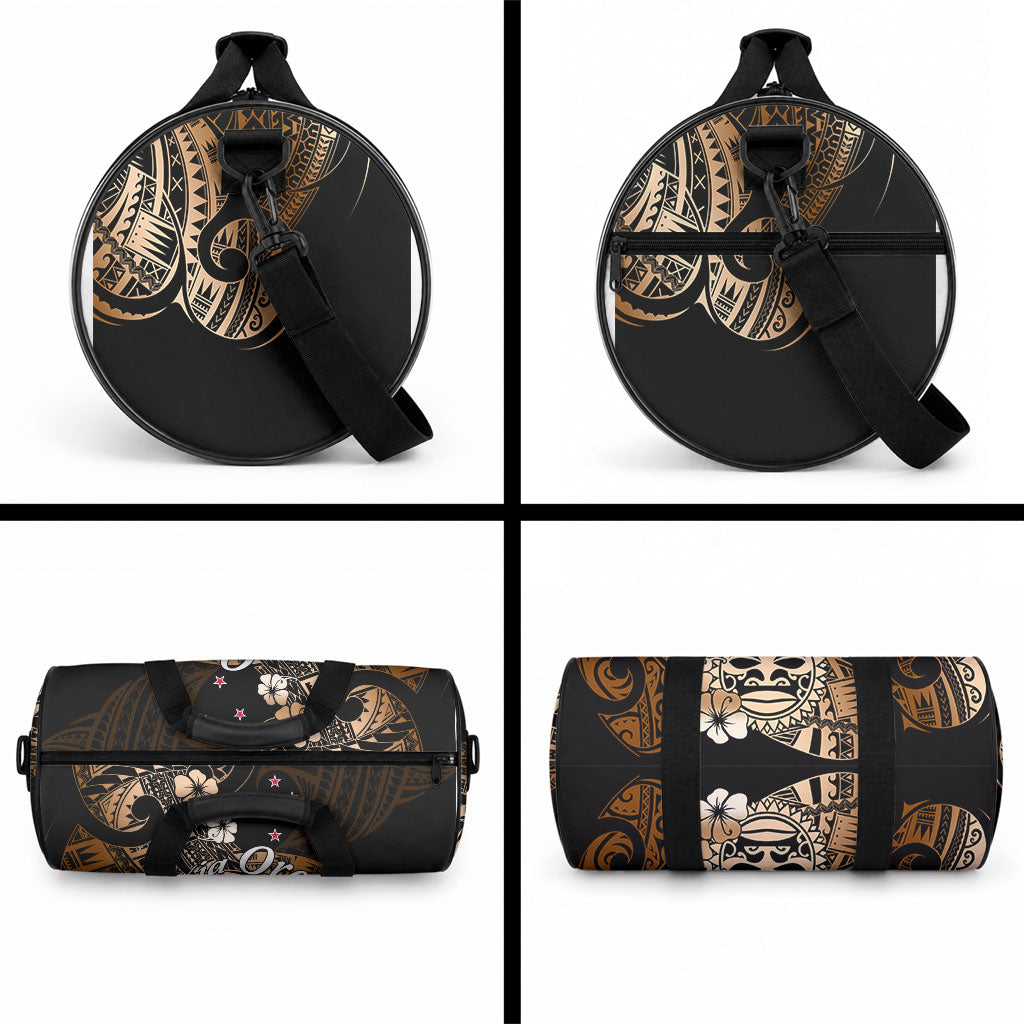 Aotearoa Kia Ora New Zealand Ta Moko Gold Version Duffle Bag