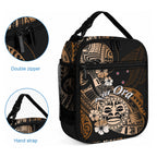 Aotearoa Kia Ora New Zealand Ta Moko Gold Version Lunch Bag