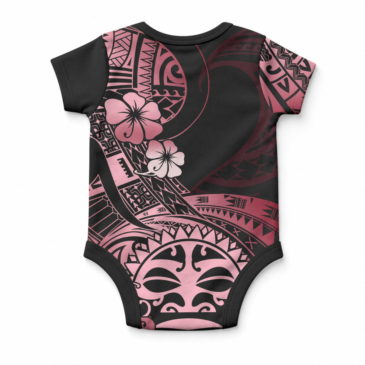 Aotearoa Kia Ora New Zealand Ta Moko Red Version Baby Onesie