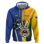 Custom Italy And Australia Soccer Hoodie Gli Azzurri Vs Socceroos