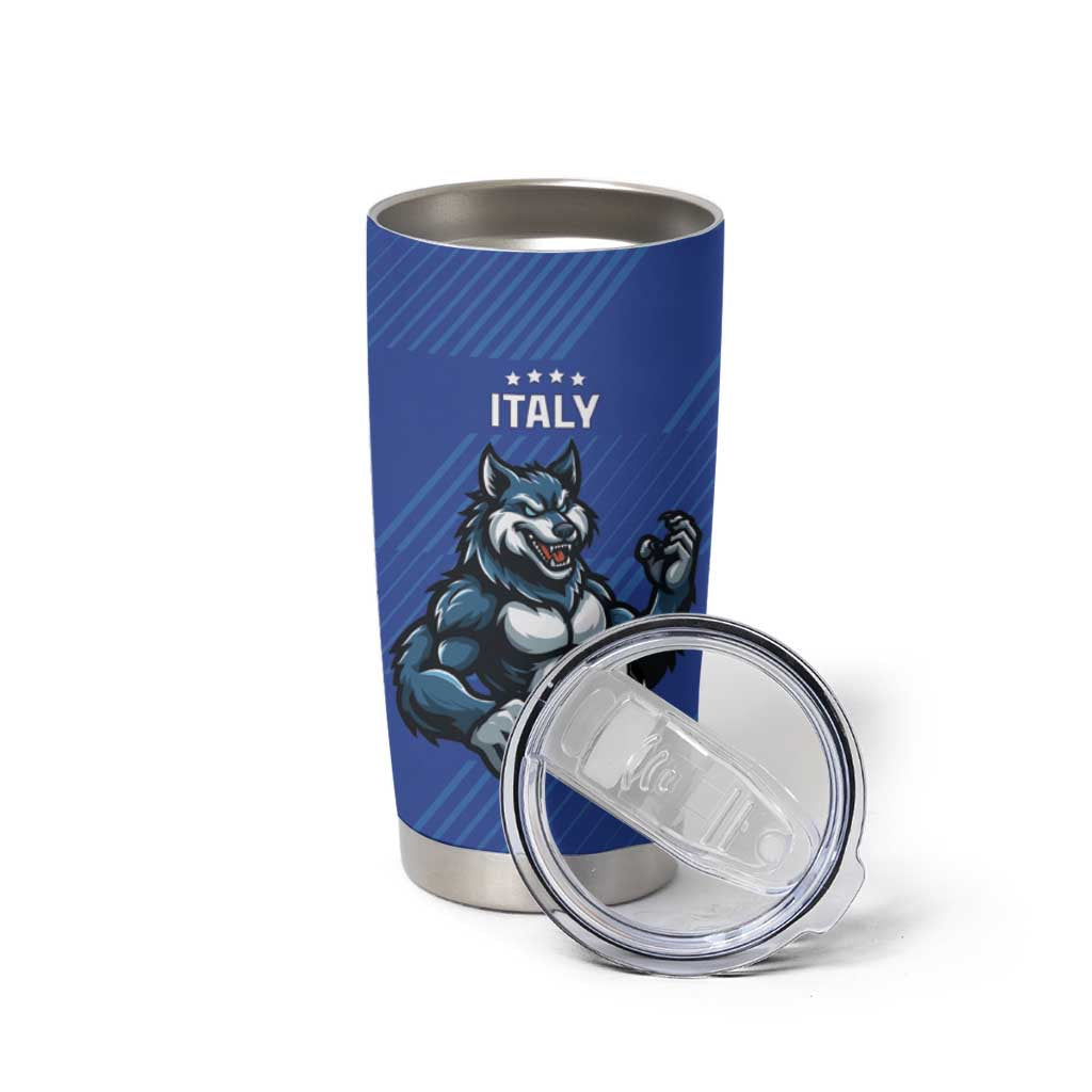 Custom Italy And Australia Soccer Tumbler Cup Gli Azzurri Vs Socceroos