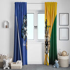Italy And Australia Soccer Window Curtain Gli Azzurri Vs Socceroos