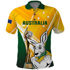 Custom Australia Soccer Polo Shirt Matildas Kangaroo With World Cup Trophy 2023 Yellow Version