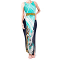 Custom Australia Soccer Tank Maxi Dress Matildas Kangaroo With World Cup Trophy 2023 Turquoise Version
