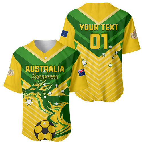 Australia Soccer Baseball Jersey Go Socceroos