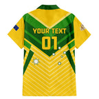 Australia Soccer Family Matching Mermaid Dress and Hawaiian Shirt Go Socceroos