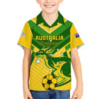 Australia Soccer Hawaiian Shirt Go Socceroos