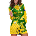 Australia Soccer Hoodie Dress Go Socceroos
