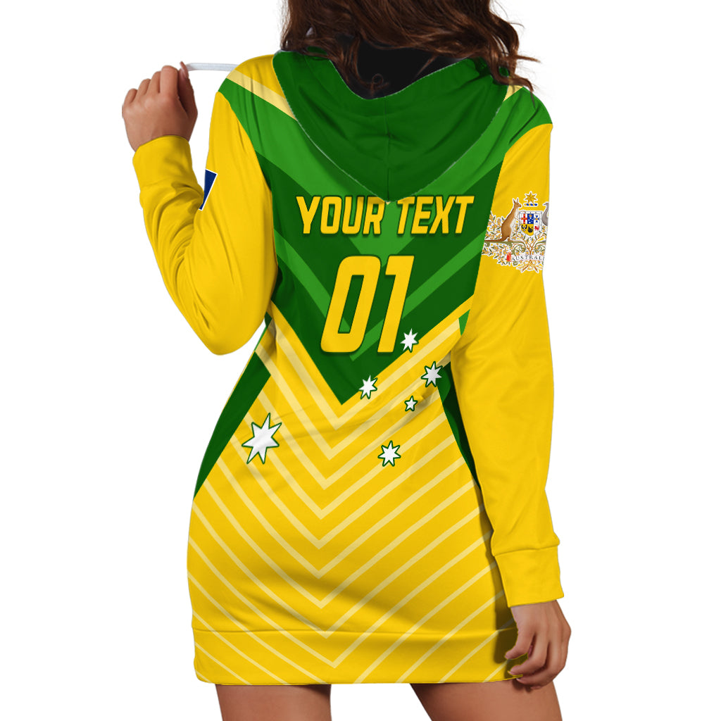 Australia Soccer Hoodie Dress Go Socceroos