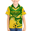 Australia Soccer Kid Hawaiian Shirt Go Socceroos