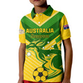 Australia Soccer Kid Polo Shirt Go Socceroos