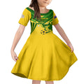 Australia Soccer Kid Short Sleeve Dress Go Socceroos