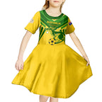 Australia Soccer Kid Short Sleeve Dress Go Socceroos
