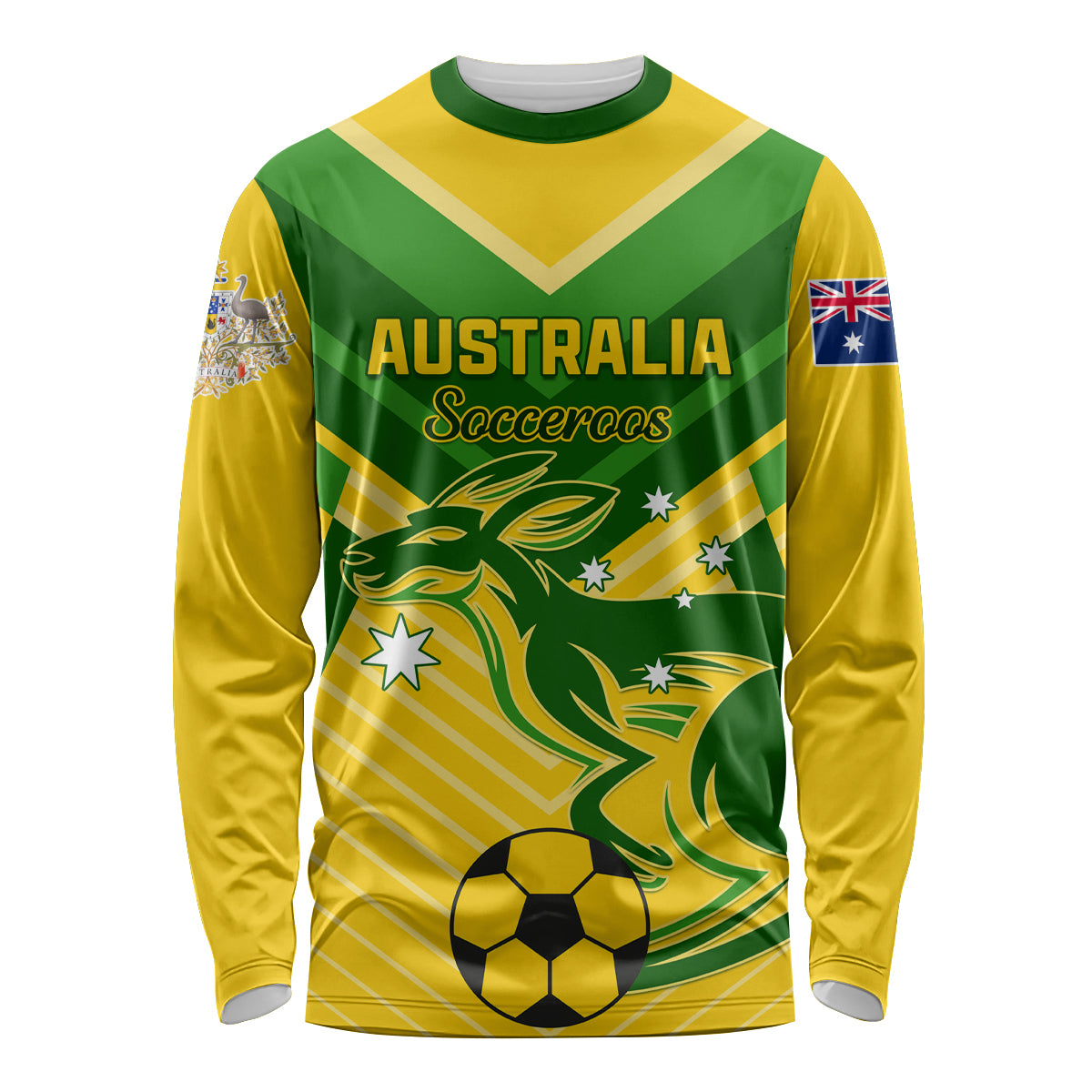 Australia Soccer Long Sleeve Shirt Go Socceroos