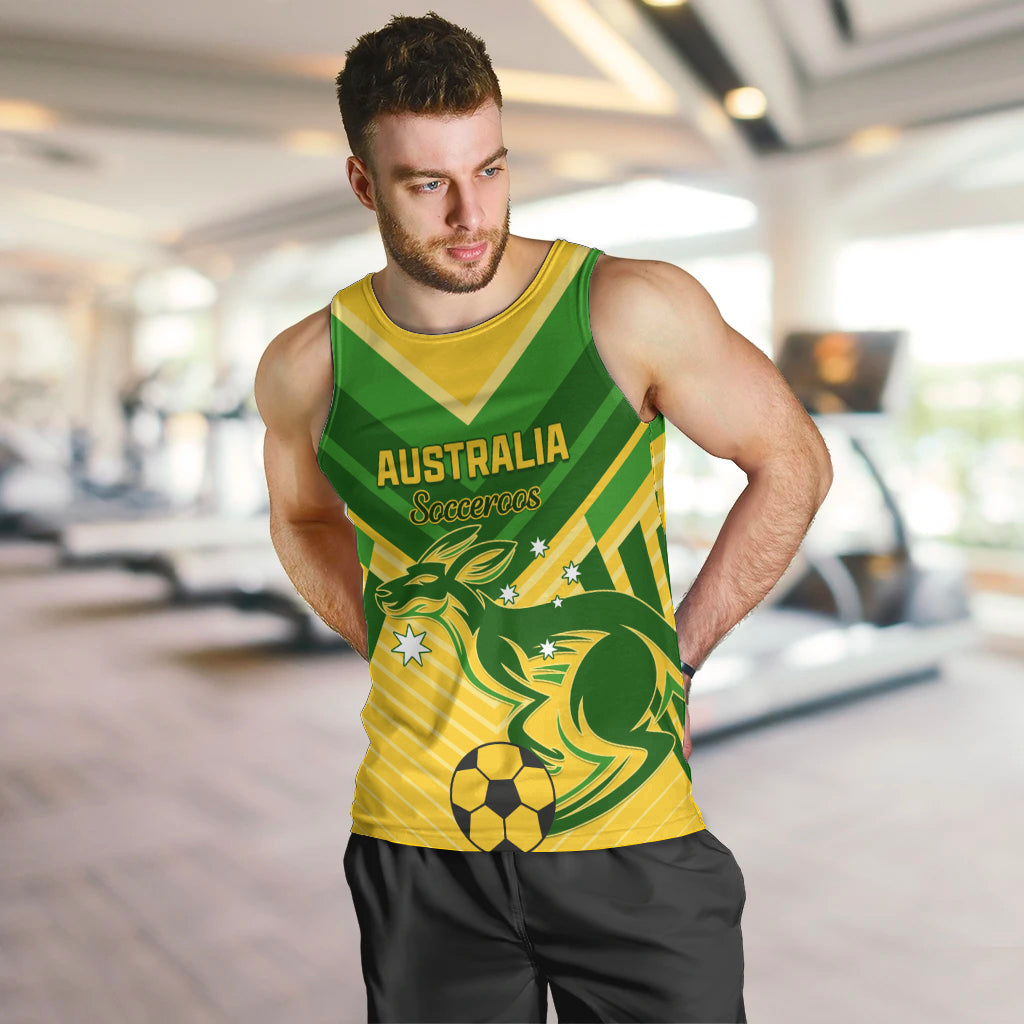 Australia Soccer Men Tank Top Go Socceroos