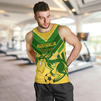 Australia Soccer Men Tank Top Go Socceroos