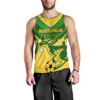 Australia Soccer Men Tank Top Go Socceroos