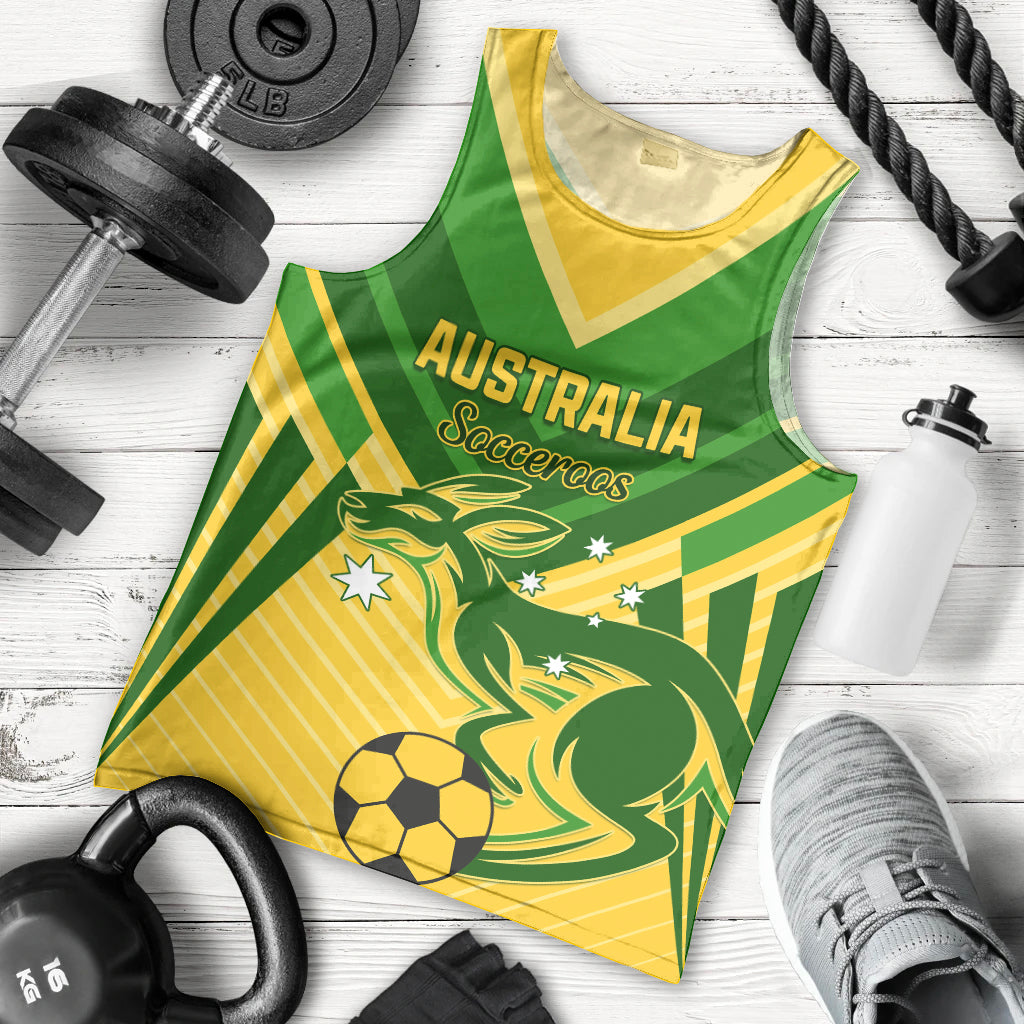 Australia Soccer Men Tank Top Go Socceroos