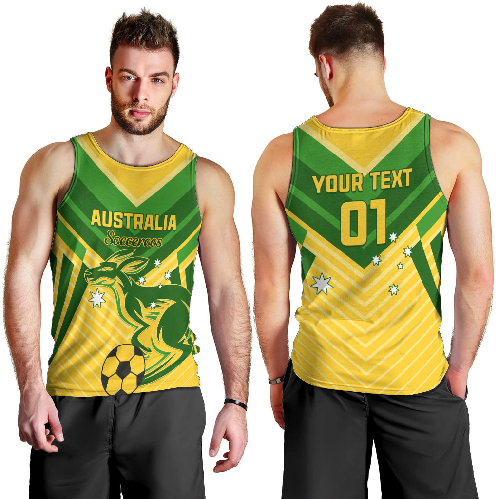 Australia Soccer Men Tank Top Go Socceroos