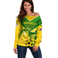 Australia Soccer Off Shoulder Sweater Go Socceroos