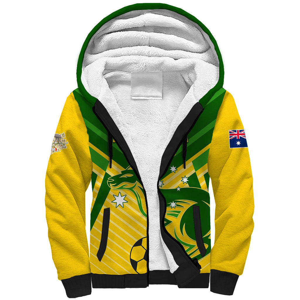 Australia Soccer Sherpa Hoodie Go Socceroos