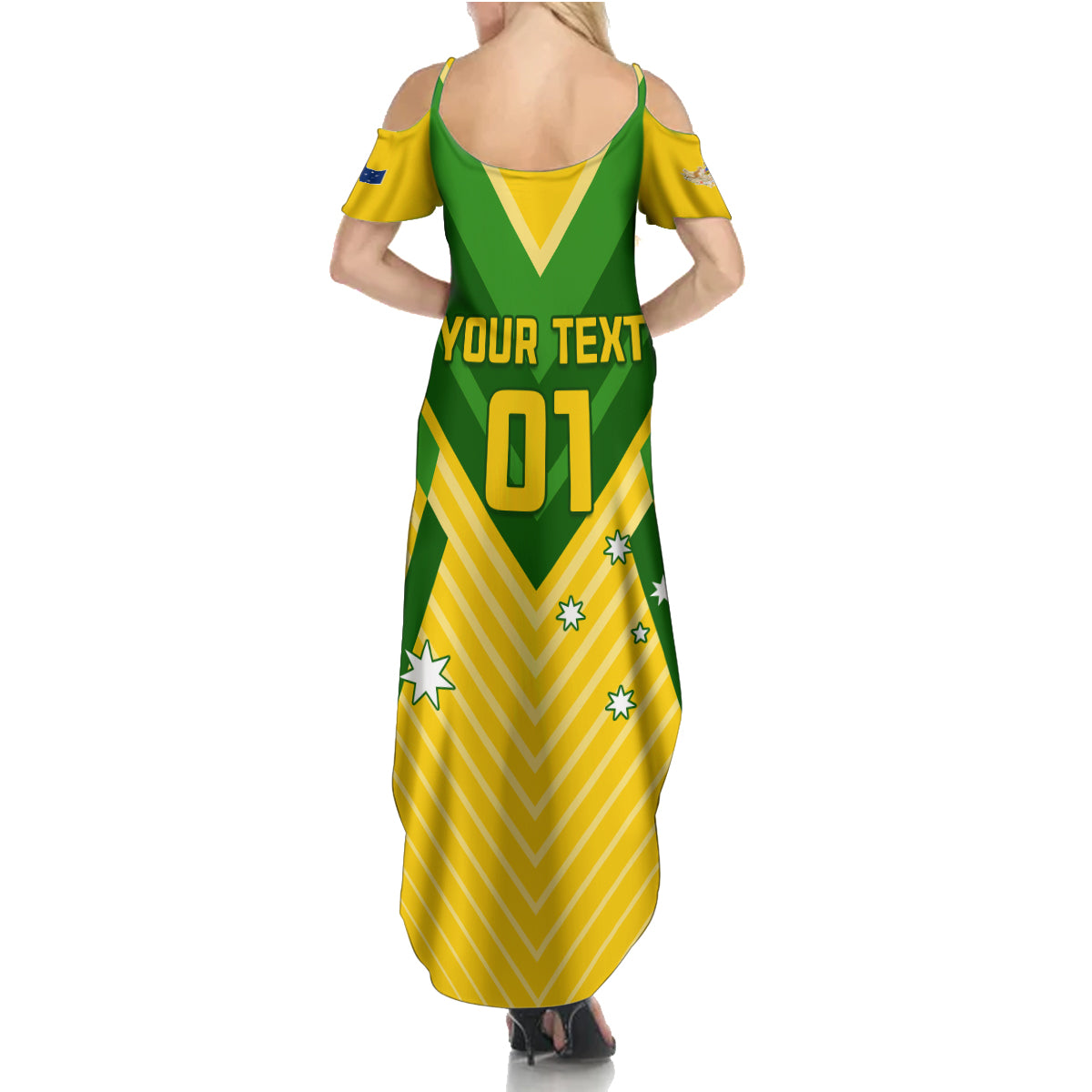 Australia Soccer Summer Maxi Dress Go Socceroos
