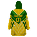 Australia Soccer Wearable Blanket Hoodie Go Socceroos