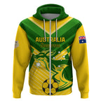 Australia Soccer Zip Hoodie Go Socceroos
