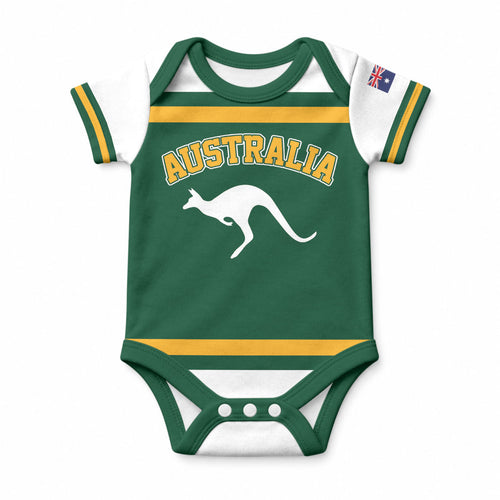 Custom Hockey Australia Baby Onesie Kookaburras Go Champions