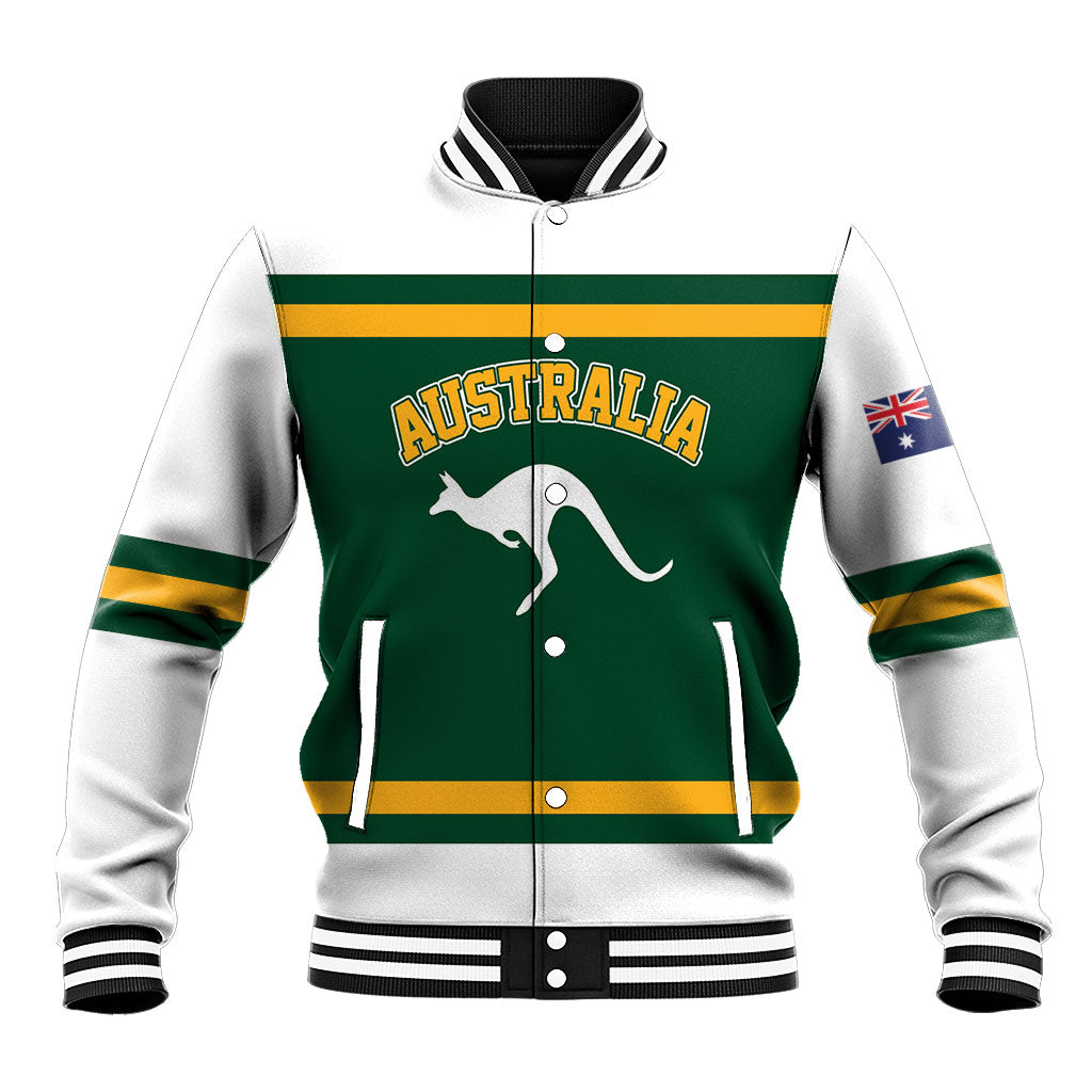 Custom Hockey Australia Baseball Jacket Kookaburras Go Champions