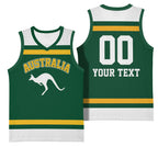 Custom Hockey Australia Basketball Jersey Kookaburras Go Champions