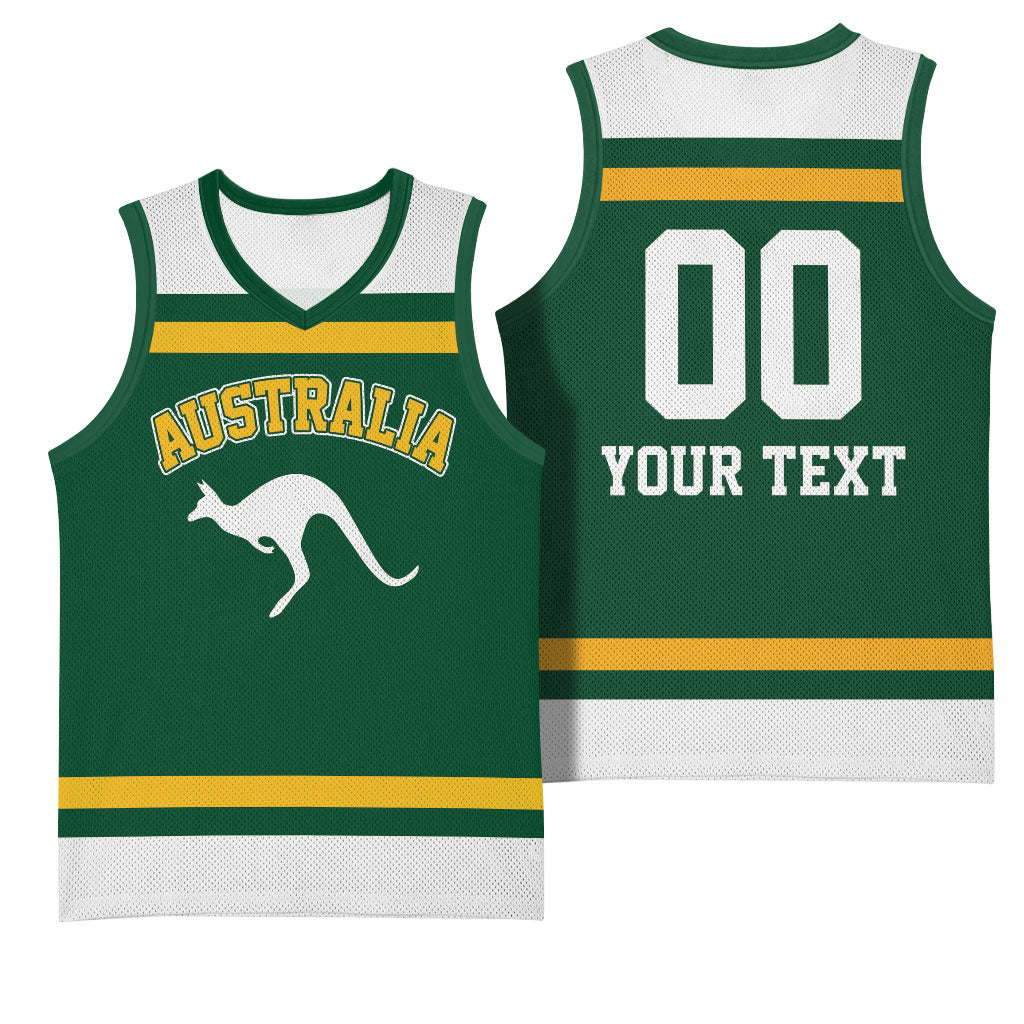 Custom Hockey Australia Basketball Jersey Kookaburras Go Champions