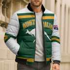 Custom Hockey Australia Bomber Puffer Jacket Kookaburras Go Champions