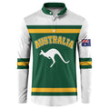 Custom Hockey Australia Button Sweatshirt Kookaburras Go Champions