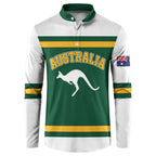 Custom Hockey Australia Button Sweatshirt Kookaburras Go Champions