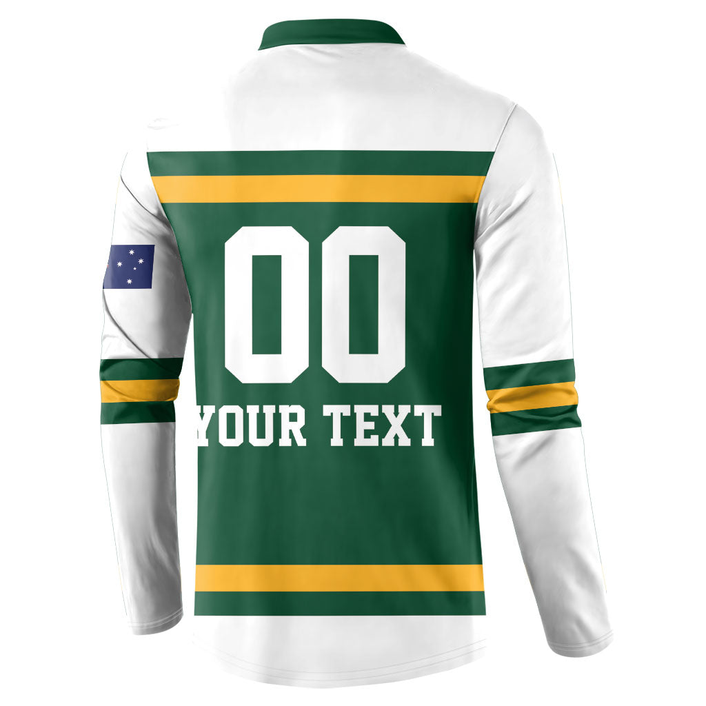 Custom Hockey Australia Button Sweatshirt Kookaburras Go Champions