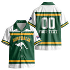 Custom Hockey Australia Kid Hawaiian Shirt Kookaburras Go Champions
