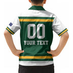 Custom Hockey Australia Kid Hawaiian Shirt Kookaburras Go Champions
