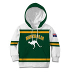 Custom Hockey Australia Kid Hoodie Kookaburras Go Champions