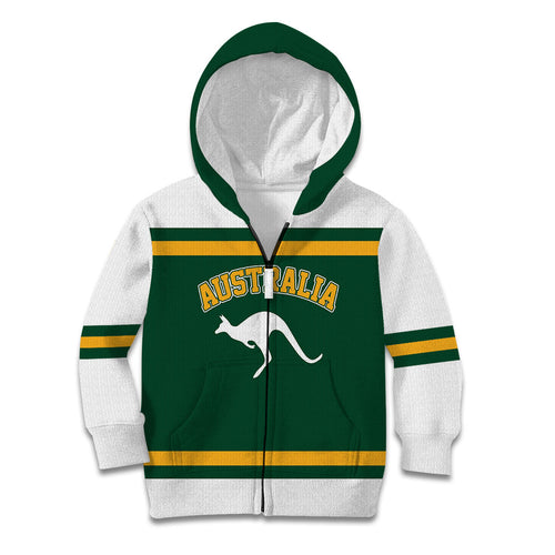 Custom Hockey Australia Kid Hoodie Kookaburras Go Champions