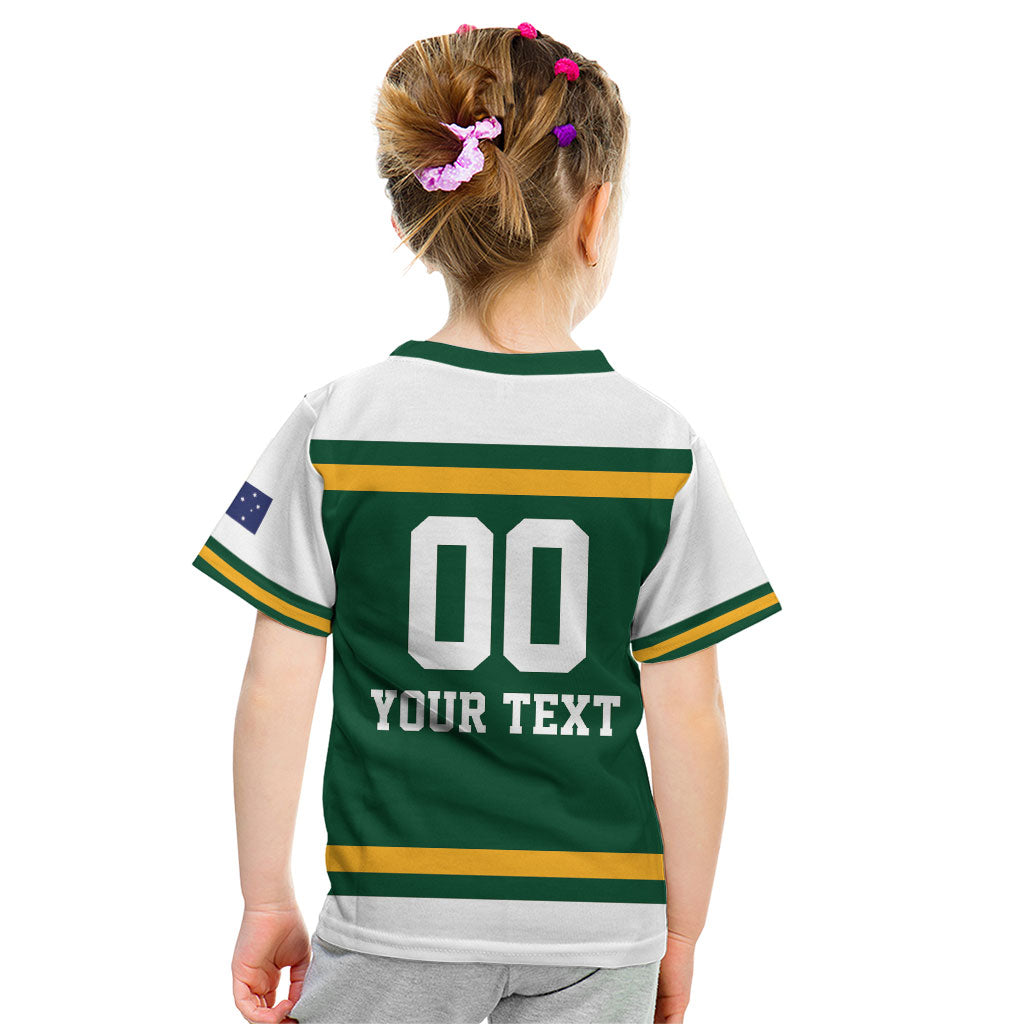 Custom Hockey Australia Kid T Shirt Kookaburras Go Champions