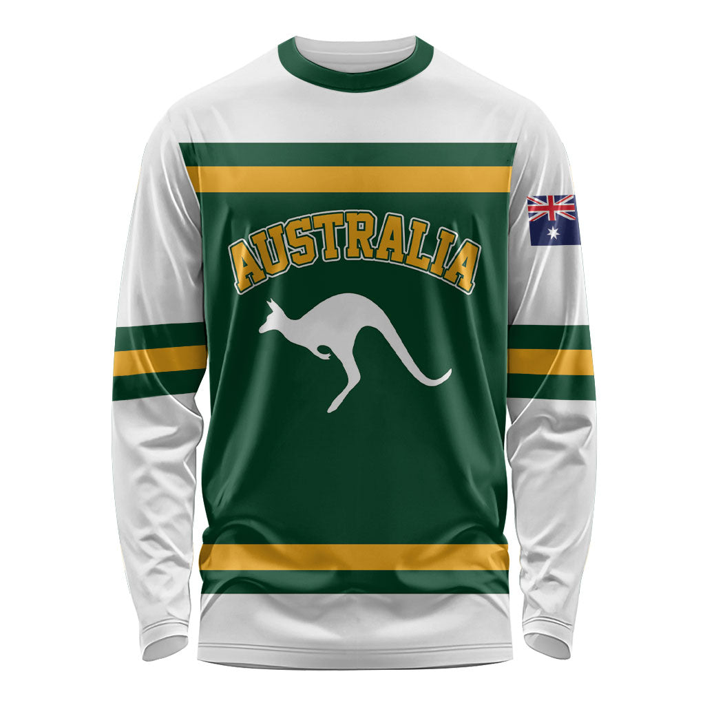 Custom Hockey Australia Long Sleeve Shirt Kookaburras Go Champions